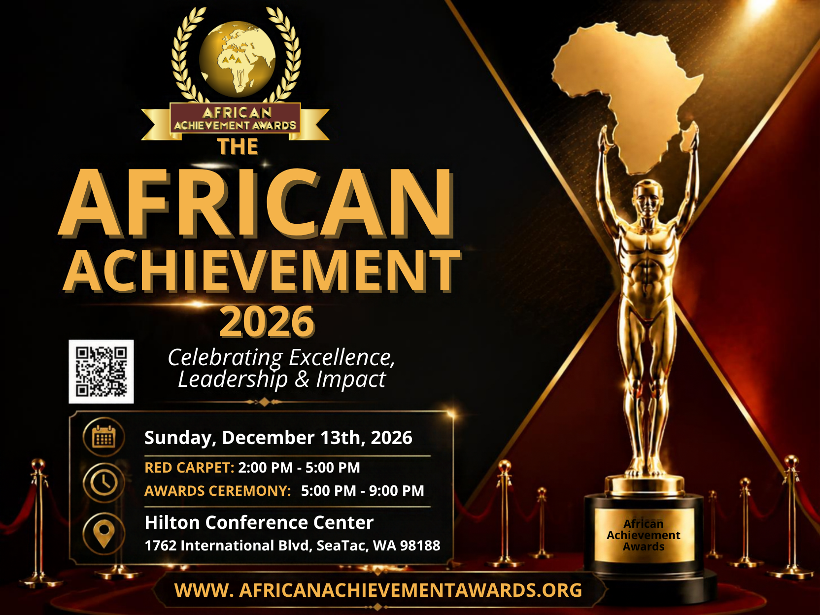 THE AFRICAN ACHIEVEMENT AWARDS 2026 — AN EVENING YOU WON’T WANT TO MISS!